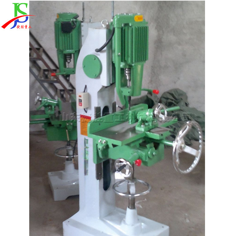 Muebles de escritorio cuadrado agujero de perforación de madera Falcon máquina vertical hidráulica Tenon máquina de perforación de madera Tenon agujero de la máquina de apertura