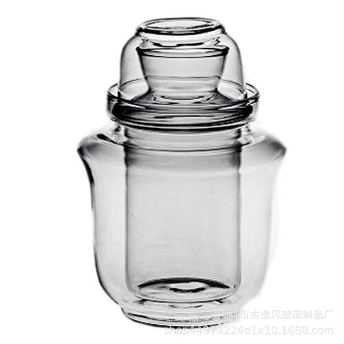 Factory Wholesale Heat-resistant Glass Wine Tools Hot Wine Pot Wine Warmer Three-piece Wine Warmer Japanese Wine Tools Home Wine Tools