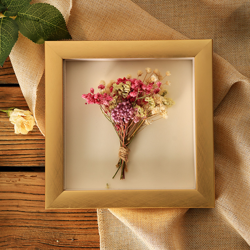 Three-dimensional photo frame table hanging wall 7-inch 8 picture frame mounted hollow paper specimen shell diy work display dried flowers