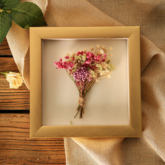 Three-dimensional photo frame table hanging wall 7-inch 8 picture frame mounted hollow paper specimen shell diy work display dried flowers
