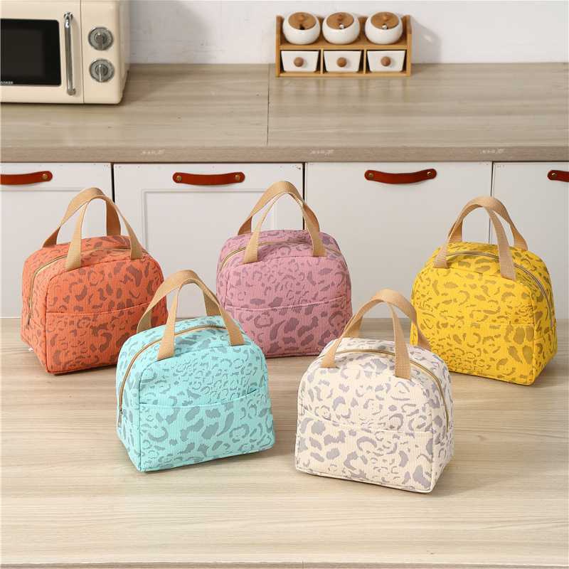 New Large-Capacity Portable Lunch Bag for Office Workers and Students, Convenient Insulated Bag, Thickened Aluminum Foil Picnic Bag