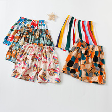 宝宝家居裤宽松棉绸薄绵绸空调裤夏季男童沙滩裤热裤儿童短裤外穿