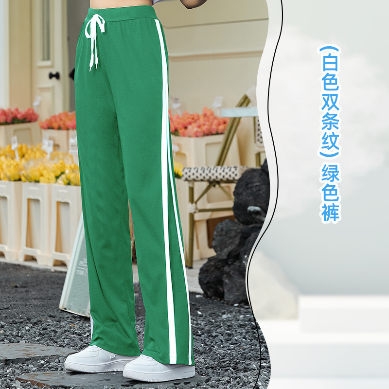 広場のダンスの服装のスポーツのズボンの女性の氷の綿の平行棒のズボンの広場のダンスのズボン|undefined
