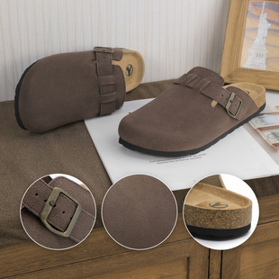 A 91177 Vintage cork thick sole clogs �͹�ܛľ��ײ���Ь