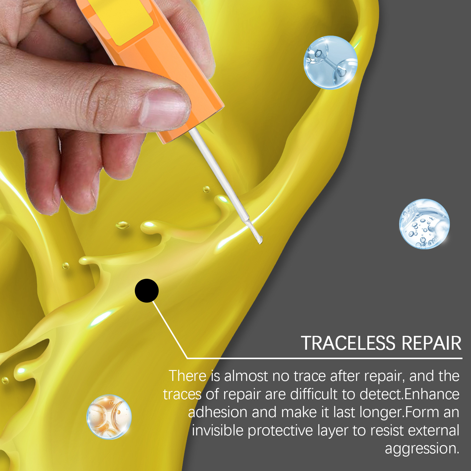 Rayhong car scratch repair pen, car paint care and maintenance, car color restoration pen