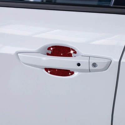 Other Automotive Interior Supplies — Door Handle Protective Film with - door-bowl-4-piecesset-red-diamond-small-size