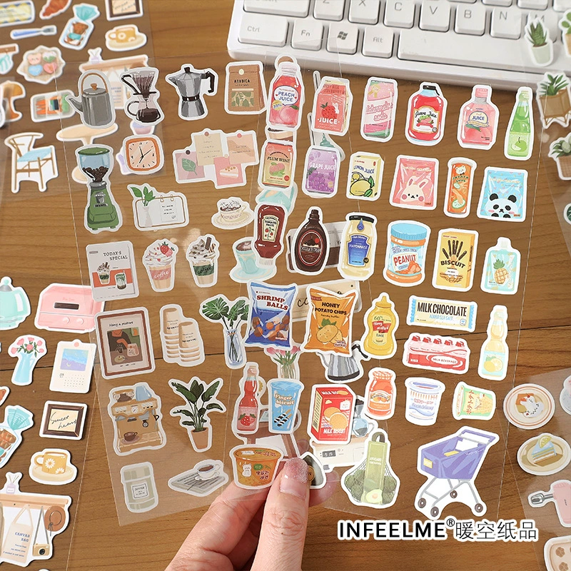 Постоянный Life Love Poem серия Sticker Life Glores Объявление 6 моделей