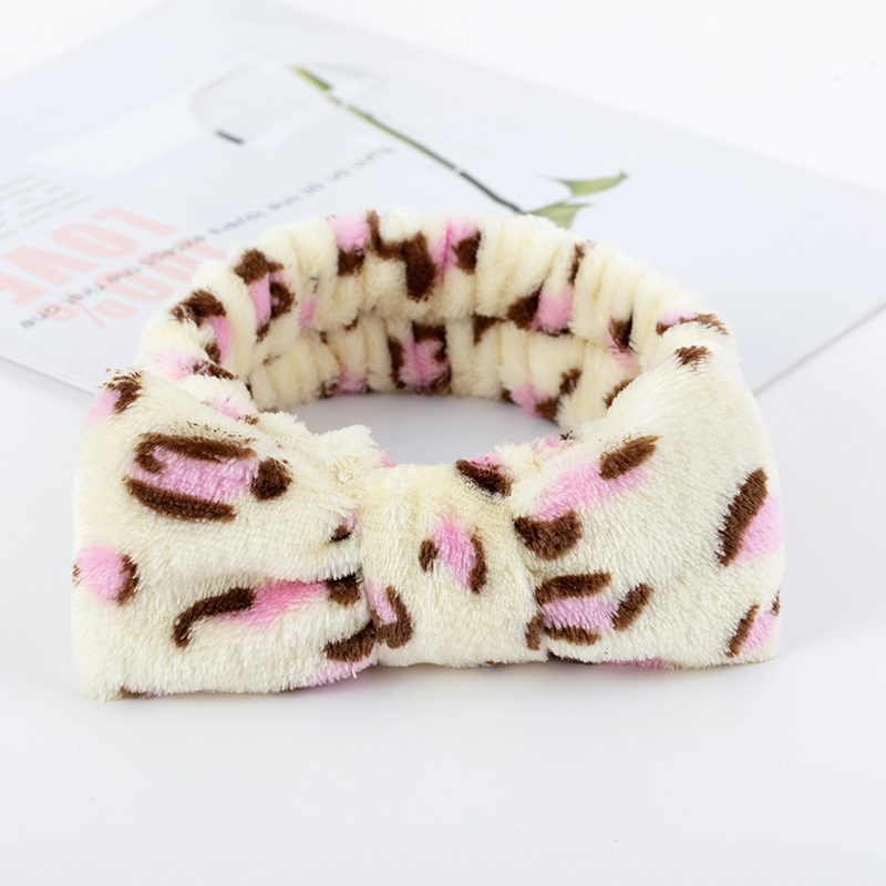 Transfronterizo lindo arco grande cinturón de pelo femenino versión coreana de lavado banda de pelo toallitas con diadema de Corea del Sur