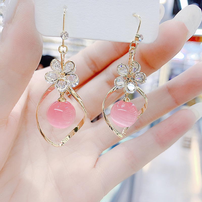 Korean net red earrings female 2022 new...