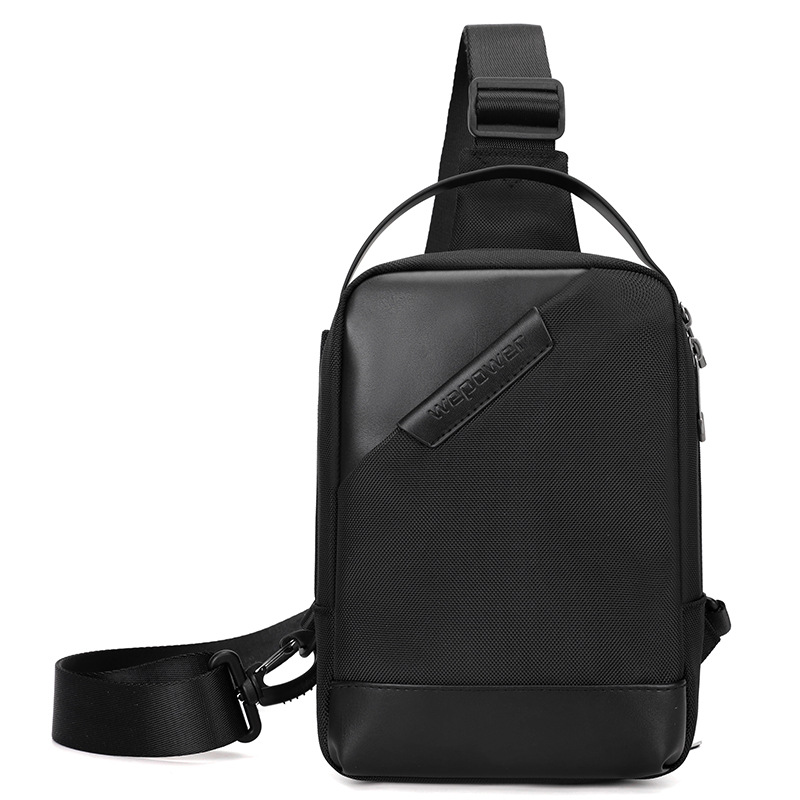 WEPOWER nuevo tipo de bolso de mano de hombre, bolso de hombro de moda, bolso de pecho casual multifuncional a prueba de derrames