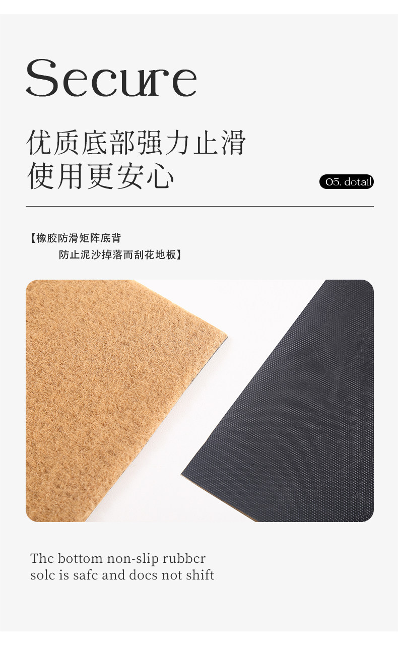 American-Style Wear-Resistant, Dirt-Resistant, Easy-Care Non-Slip Mat for Home Entrance, Cross-Border Best-Selling Floor Mat, Entry Door Mat