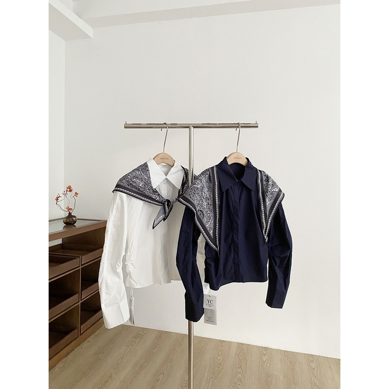【Autumn New Arrival】风里已经有秋天的味道#法式通勤长袖衬衫|undefined