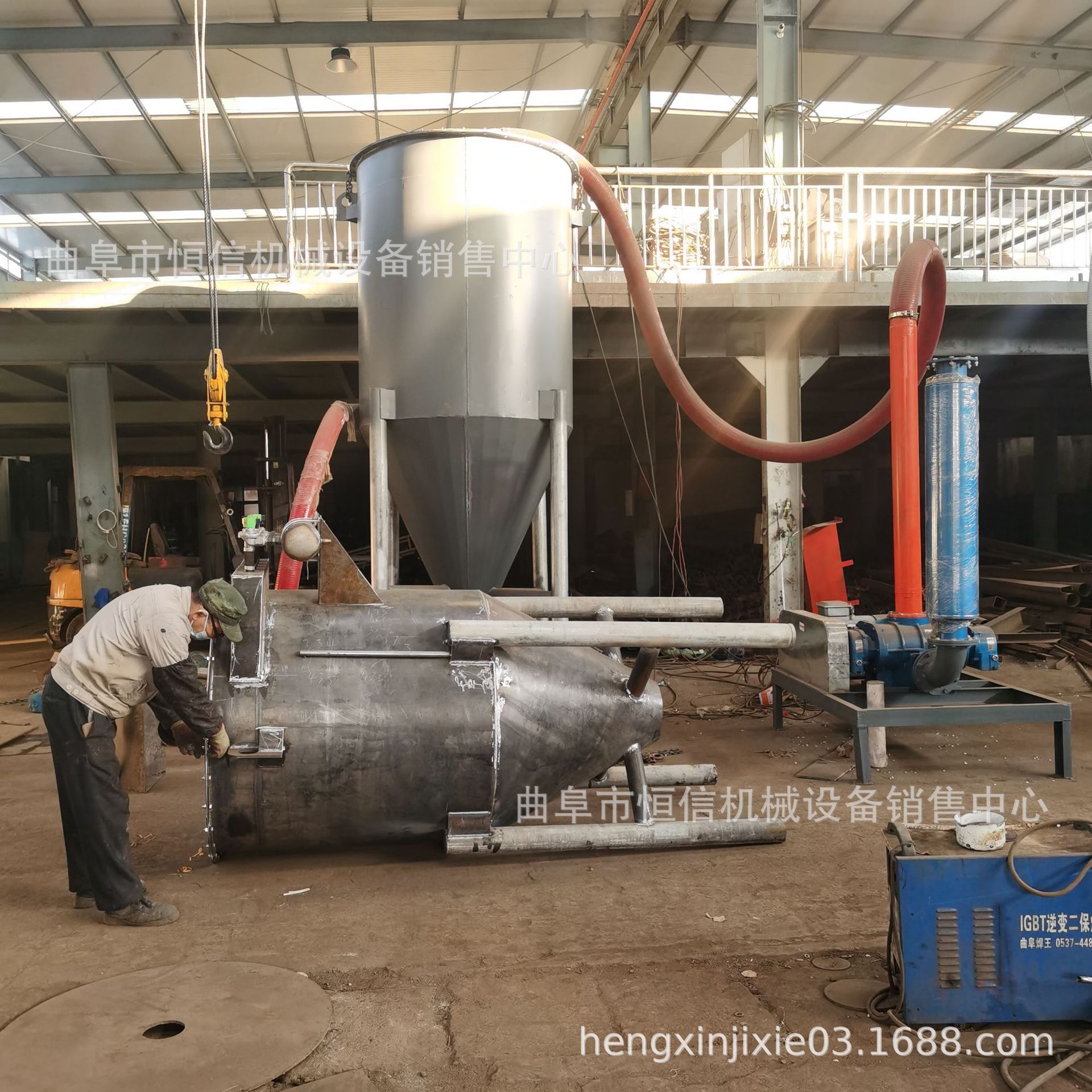 还原铁粉负压气力吸灰机 有机肥料颗粒气力输送机zcjb 自产自销