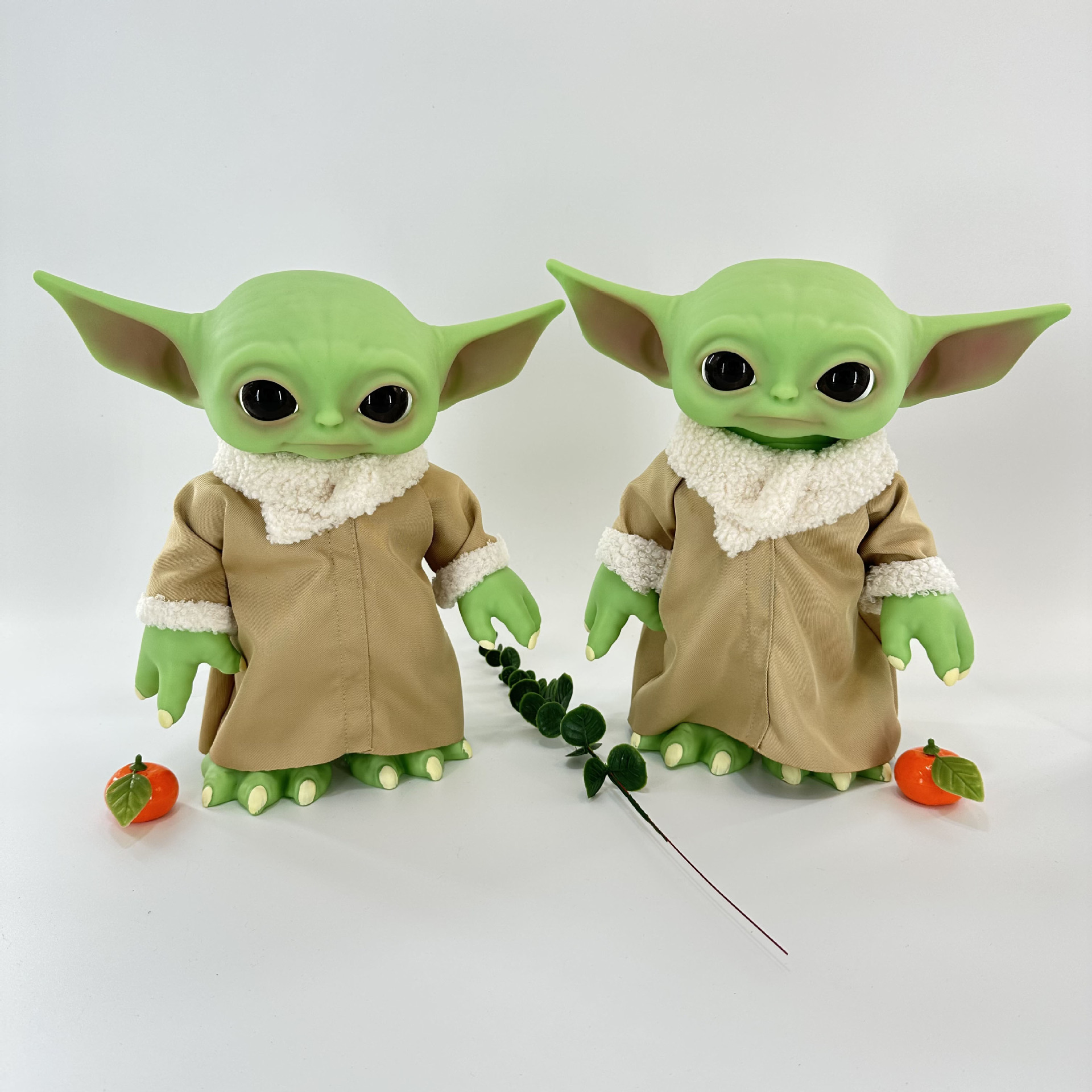 Yoda bebé muñeca hecha a mano Star Wars manloda Navidad bebé Yoda juguete extranjero adornos