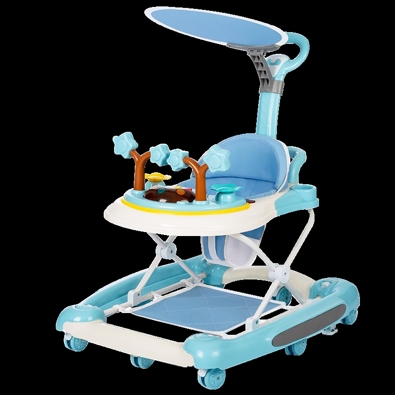 Baby Walker anti-o-pierna anti-vuelco niña niño bebé multifuncional niño caminar ayuda carro
