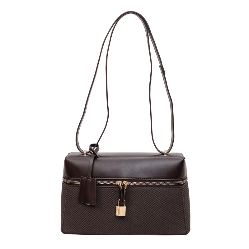 Bolso retro transfronterizo de alto nivel, bolso de moda de lujo ligero, bolso de almuerzo de hombro, bolso de caja universal