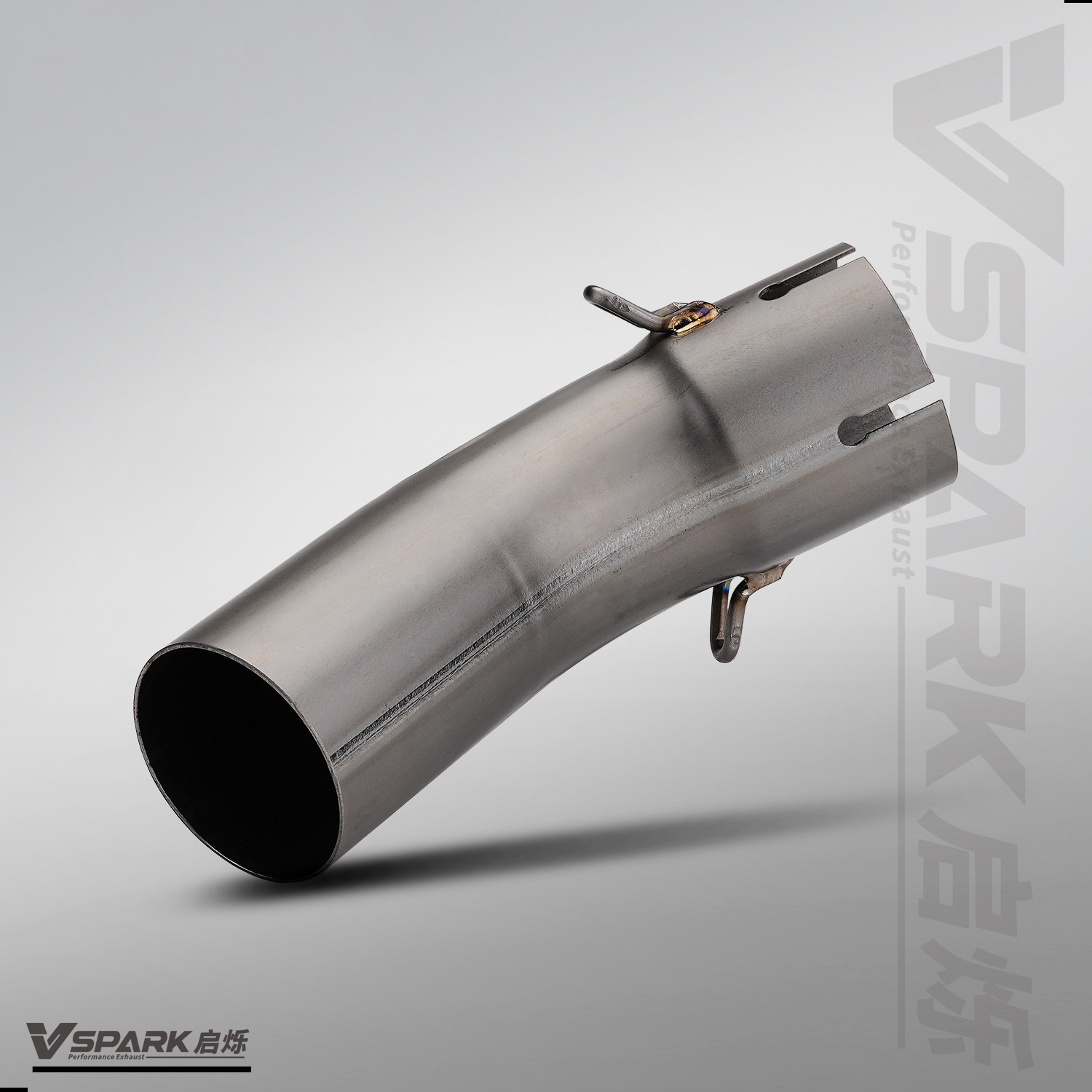 Suitable for Kawasaki Motorcycle Zx4R/Rr Exhaust Pipe Middle and Front Section Titanium Alloy Front Section Non-Destructive Modification Straight up
