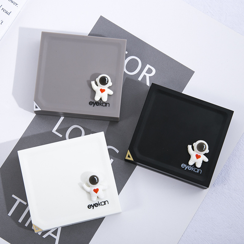 eyekan astronaut magnetic contact lens box storage portable contact lenses simple high-grade female male