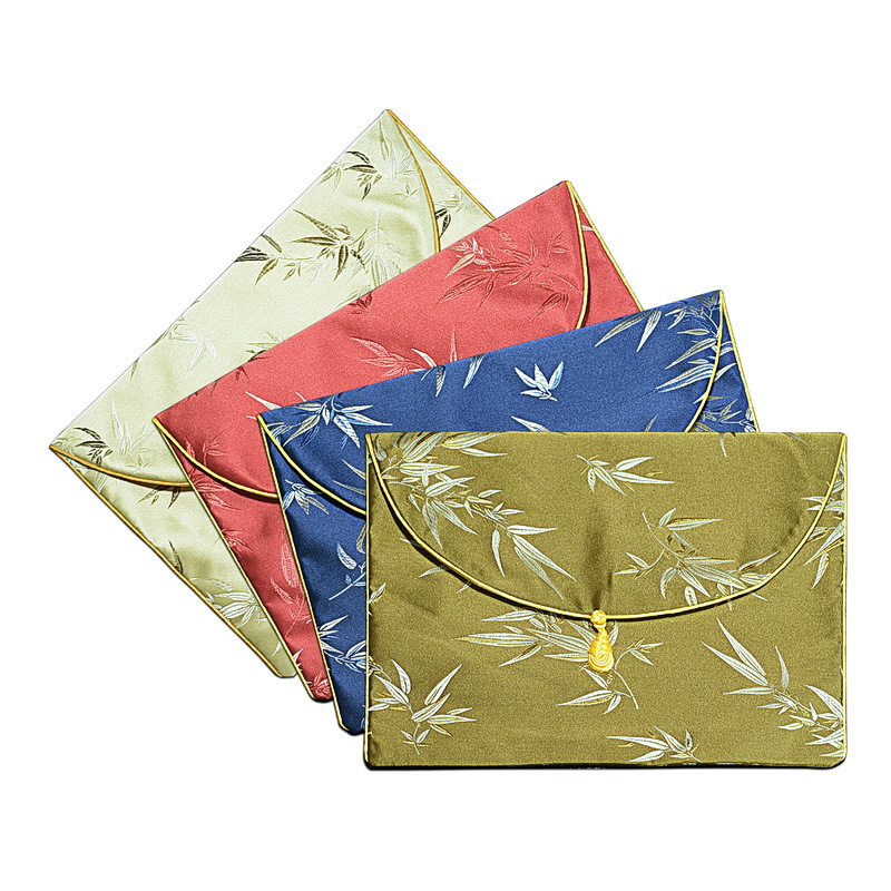 26*36竹叶高档放经书的包经袋大号抄经袋装佛经布袋佛经法宝收纳