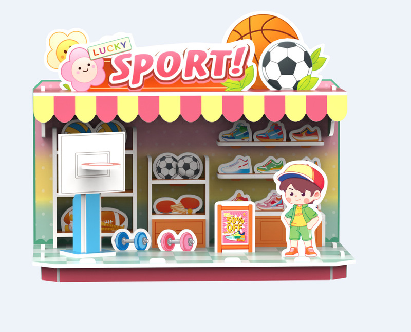 3d立体パズル子供親子玩具建築家手作り益智紙模型プレゼント|undefined