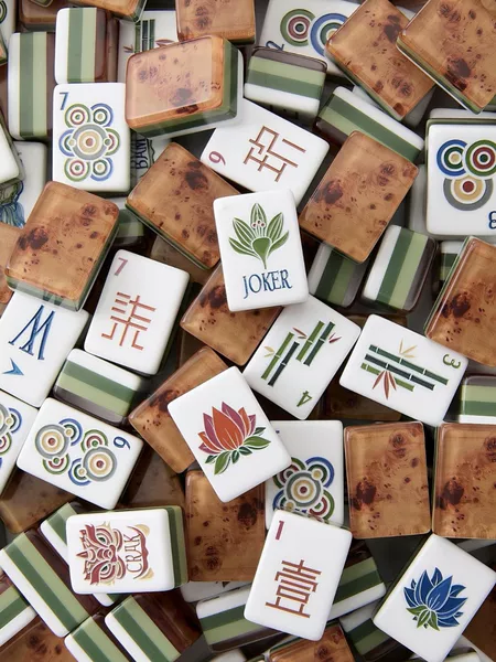 Wood Grain Mahjong Tiles for Export, Tree Pattern Mahjong, American Style Mahjong, Usa Mahjong, with Internal Printing, Acrylic 4-Layer