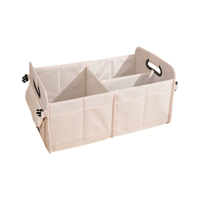 Car Storage Box Oxford | Car storage bag/box - trunk-storage-bag-beige