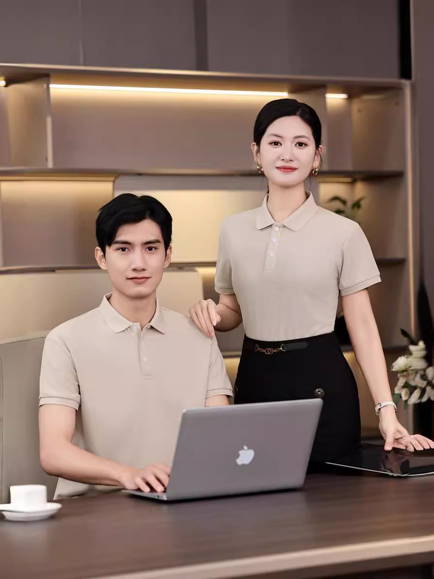 New Plain Color Refined Cotton Advertising Shirts for Small Orders, Corporate Group Workwear POLO Shirts with Printing and Embroidery