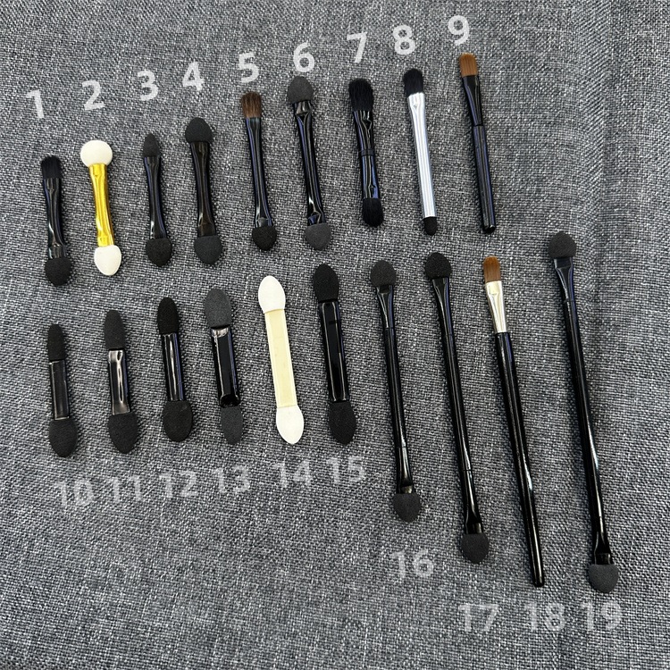 珂姿雯 厂家专业彩妆配套件刷 现货 各种尺寸 海绵眼影刷  系列
