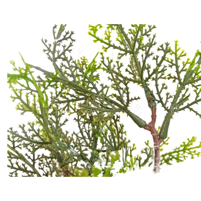 Simulación fresca árbol de Navidad Pino ciprés árbol artificial bonsai simulación cedro bonsai decoración simulación ciprés bonsai