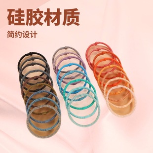 Popular Silicone Bracelets for Children, Macaron Color Cross Peach Heart Bracelets, Outdoor Travel Decorative Bracelets