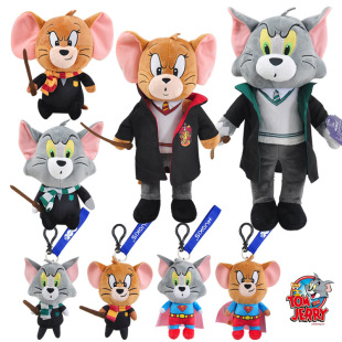 Authentic TOM and JERRY Magic Crossdress Harry Potter Stuffed Toy TOM&jerry Doll Rag Doll