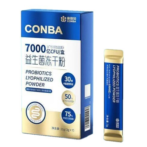康恩贝7000亿益生菌冻干粉7袋/盒高膳食纤维益生元0蔗糖官方正品|undefined