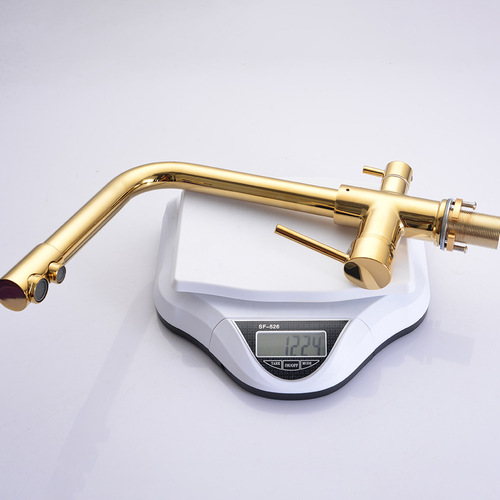 Cross-border all-copper three-in-one water purifier kitchen faucet hot and cold household sink faucet sink sink faucet