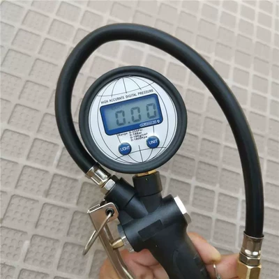 Air pressure gauge/tire pressure gauge – display tire pressure gauge, high-precision
