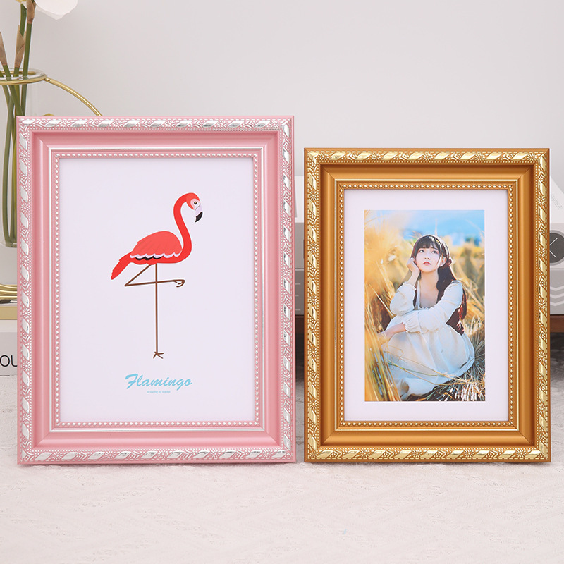 Customized European-Style Photo Frame 6 Inches 8inch 10inch Children's A4 Certificate Frame Photo A3 Wall-Mounted Picture Frame Creative Design