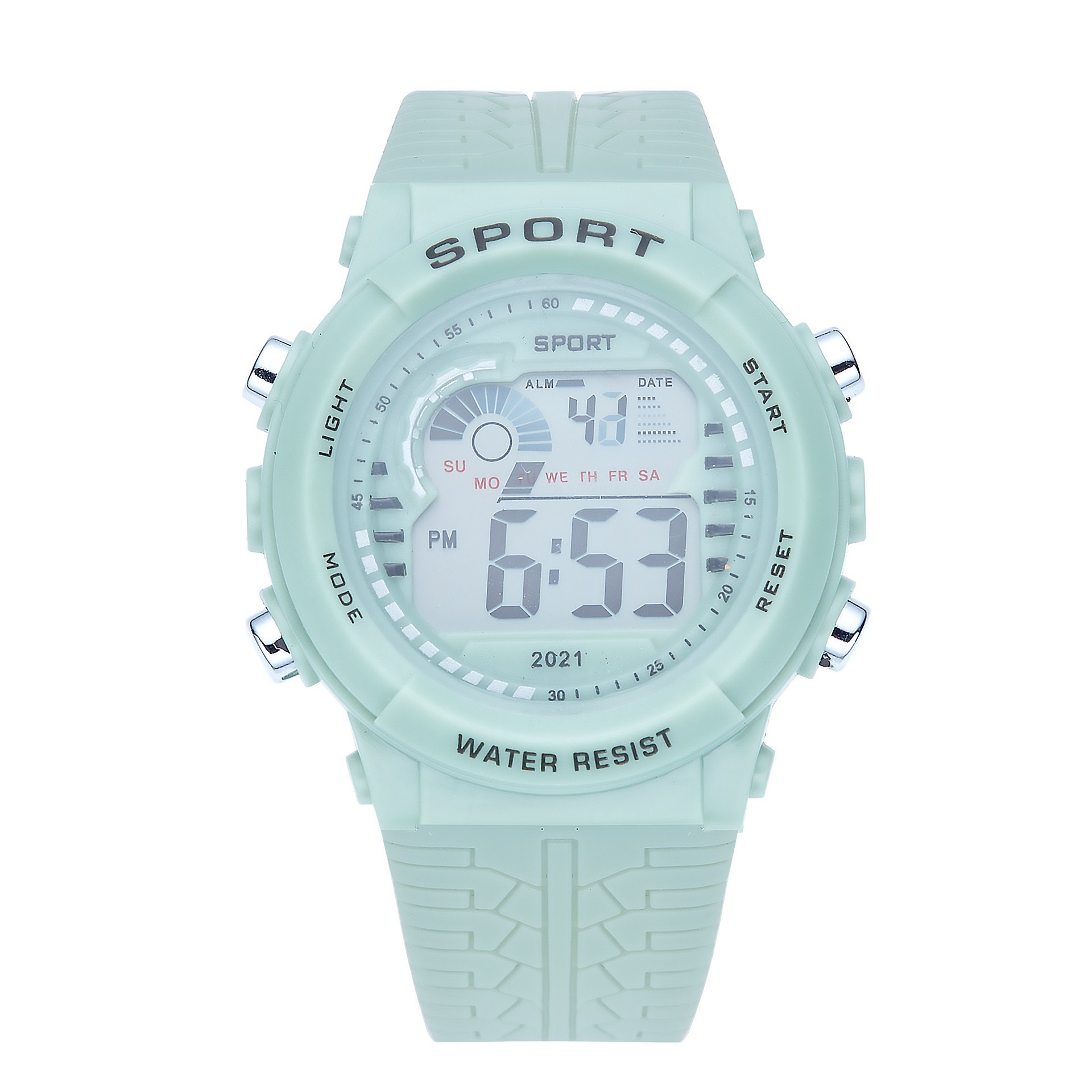 Tendencia de estudiantes de secundaria secundaria alarma reloj electrónico deportivo multifuncional para hombres y mujeres cronógrafo nocturna reloj electrónico en stock