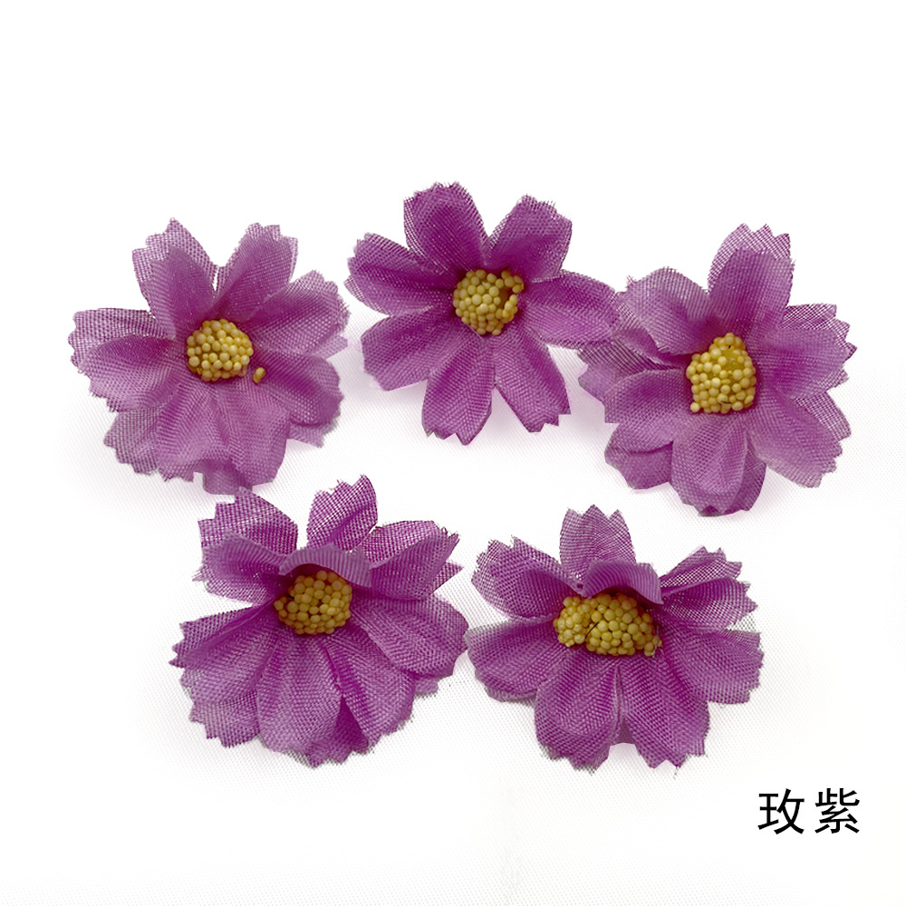 Simulación de flores de orquídeas de danza Daisy DiDi flores de flores tocado muñeca pastel ramo decoración de flores de danza