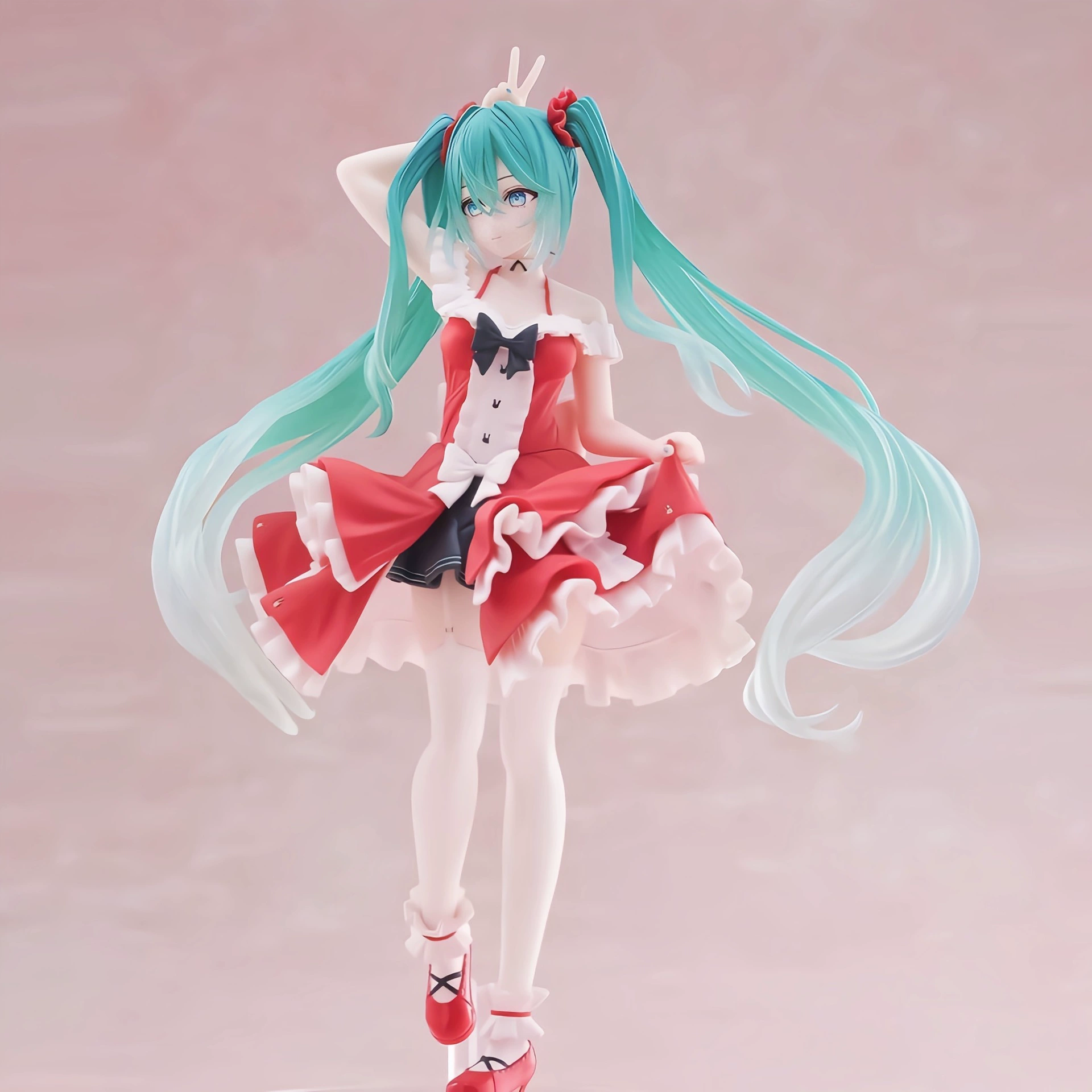 Оптовая продажа фигурки Хацунэ Мику в стиле Лолита, двухмерная фигурка красивой девушки, аниме-модель, настольное украшение