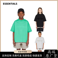 ESSENTIALS儿童FOG大童潮牌童装男春夏装宽松炸街男童女童短袖T恤