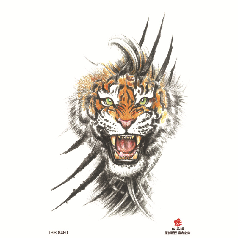 Pegatinas de tatuaje impermeables de brazo completo pequeño, símbolo de tótem, pegatinas de brazo pequeño, conjunto de ensamblaje al por mayor, suministro transfronterizo