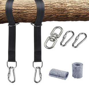 Adjustable Tree Swing Hanging Belt Encryption Polyester Nylon Tie Tree Belt Outdoor Hammock Tie Rope Swing Hammock