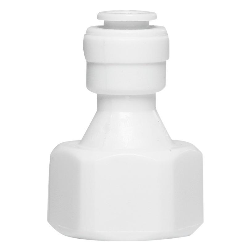 Straight-through 2-punto conector de conversión de purificador de agua 4N2 conector de 4 puntos de rosca interna a su vez 2-Punto de PE tubo purificador de agua boca Accesorios