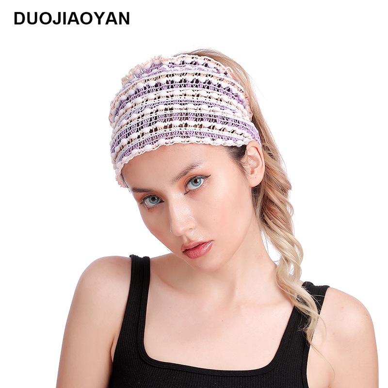 Automne et hiver nouvelle haute élasticité sans trace sans pression cheveux lâche visage lavage bandeau doux respirant pas étouffant bandeau_voghion.com