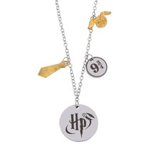 哈利波特不锈钢圆形吊坠毕业季礼物节日礼品项链漫展cos服饰配饰