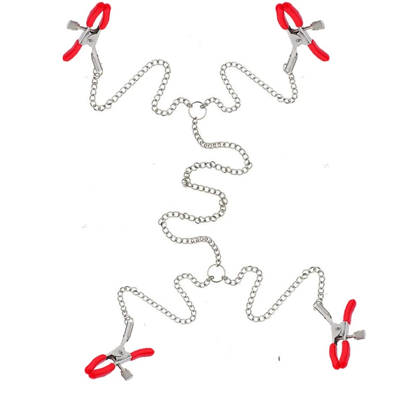 Four head red conventional clamps (workers)