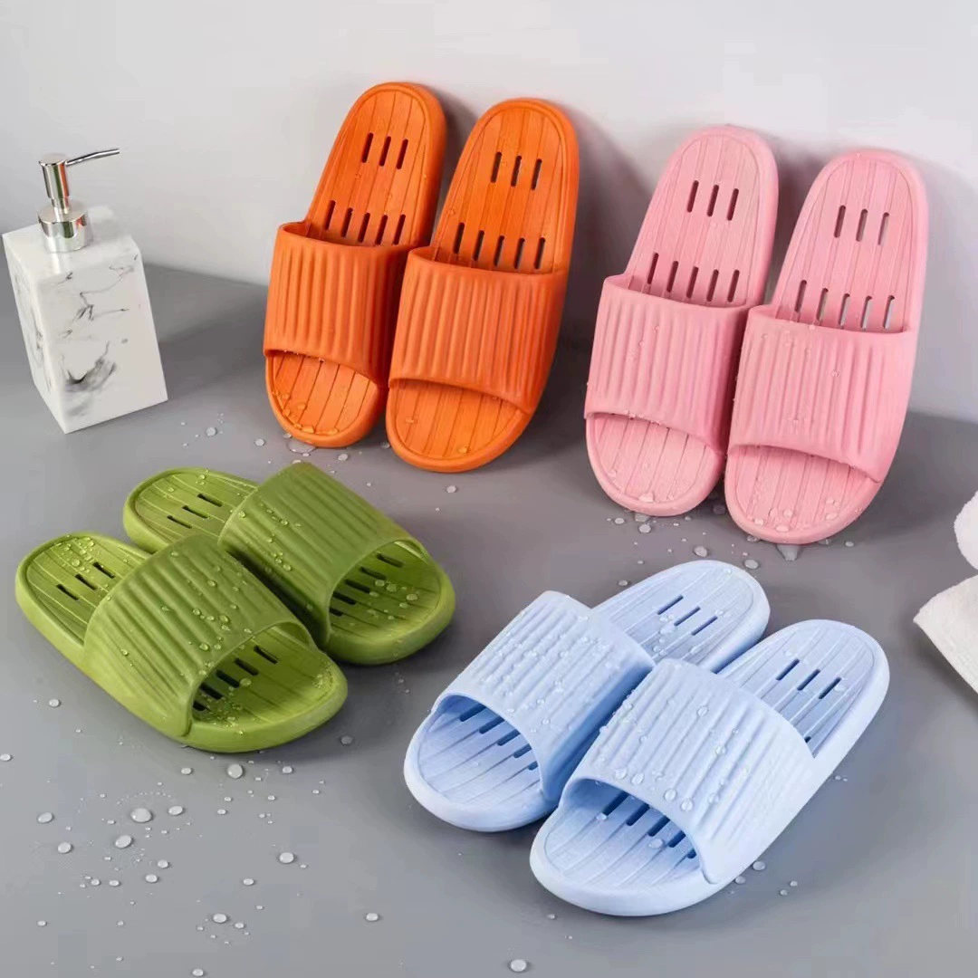 2023 новый стиль Повседневные Дышащие однотонные шлепанцы женская домашняя ванная ванна новый стиль сандалии и тапочки женская мода верхняя одежда