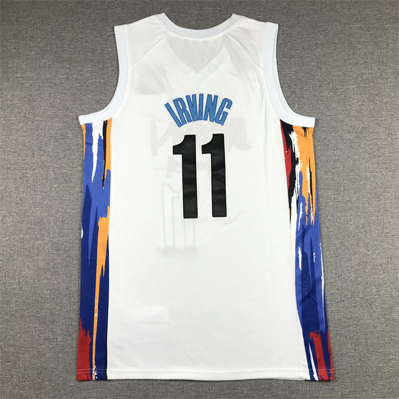In-stock basketball jerseys 2023 new season Nets team No. 7 Durant No. 11 Irving basketball uniforms training jerseys