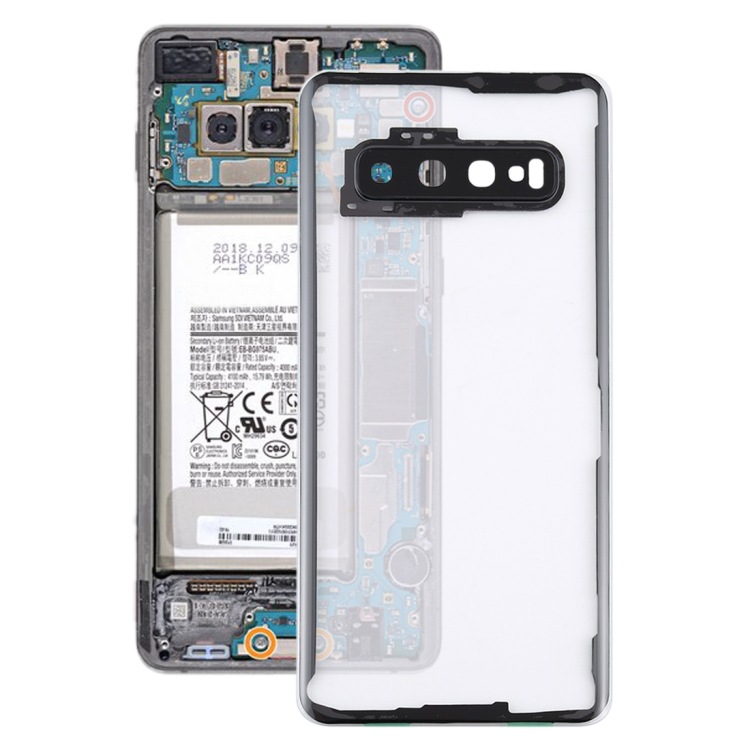 Aplicable para Samsung para Galaxy S10 cubierta trasera transparente