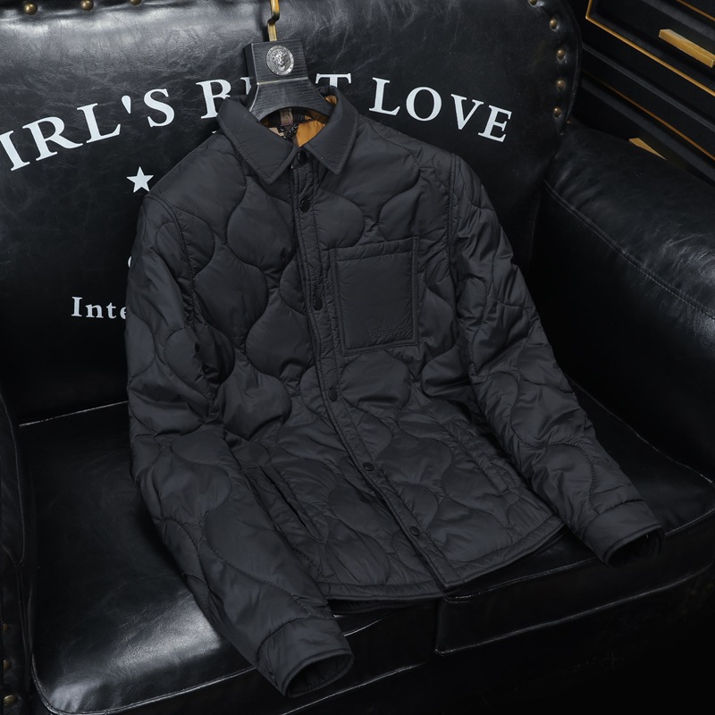 Veste slim style coréen pour homme – Manteau en coton à revers diamants – Vêtements d'extérieur décontractés tendance pour le printemps et l'automne_voghion.com