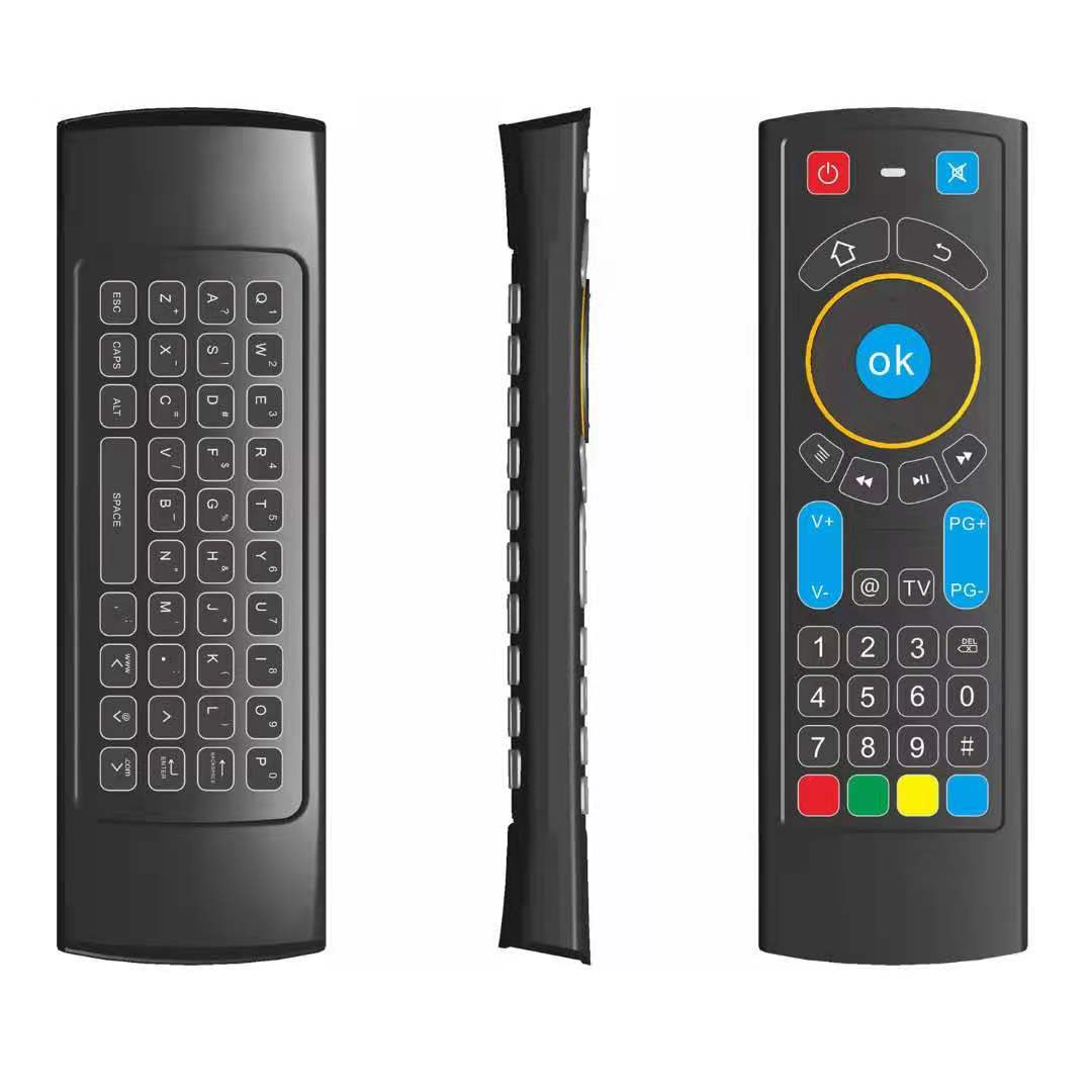 Teclado retroiluminado CR3 con control remoto versión Bluetooth, compatible con Amazon Fire TV Stick